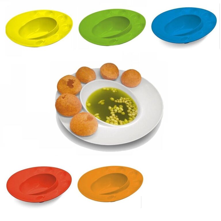 Panipuri Plate Random Colour (2 Pcs Set)