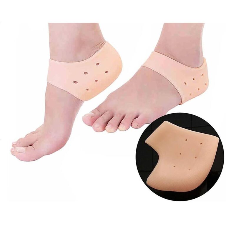 Silicone Heel Socks (Skin Color)