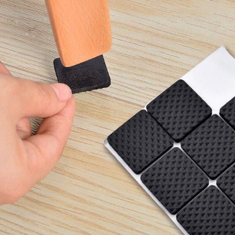 18 Pcs Furniture Soft Anti Slip Mat Square Shape